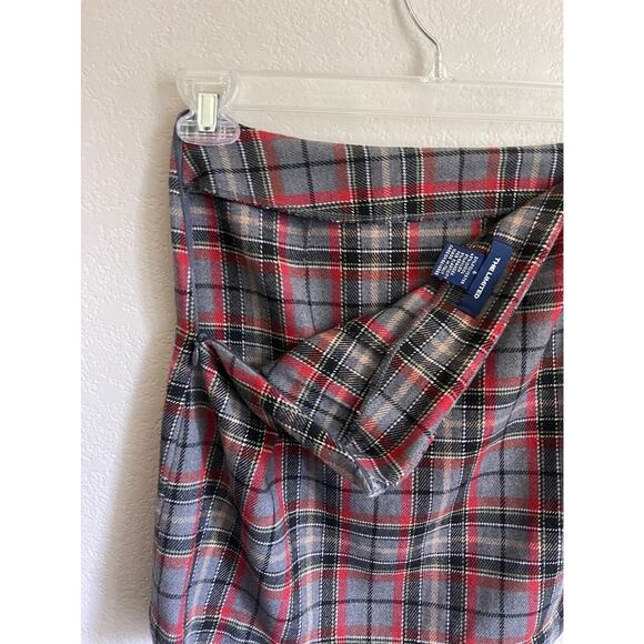 Y2K Vintage Grunge Plaid Wool Mini Skirt Size 6 Made in Italy Academia - Picture 7 of 8